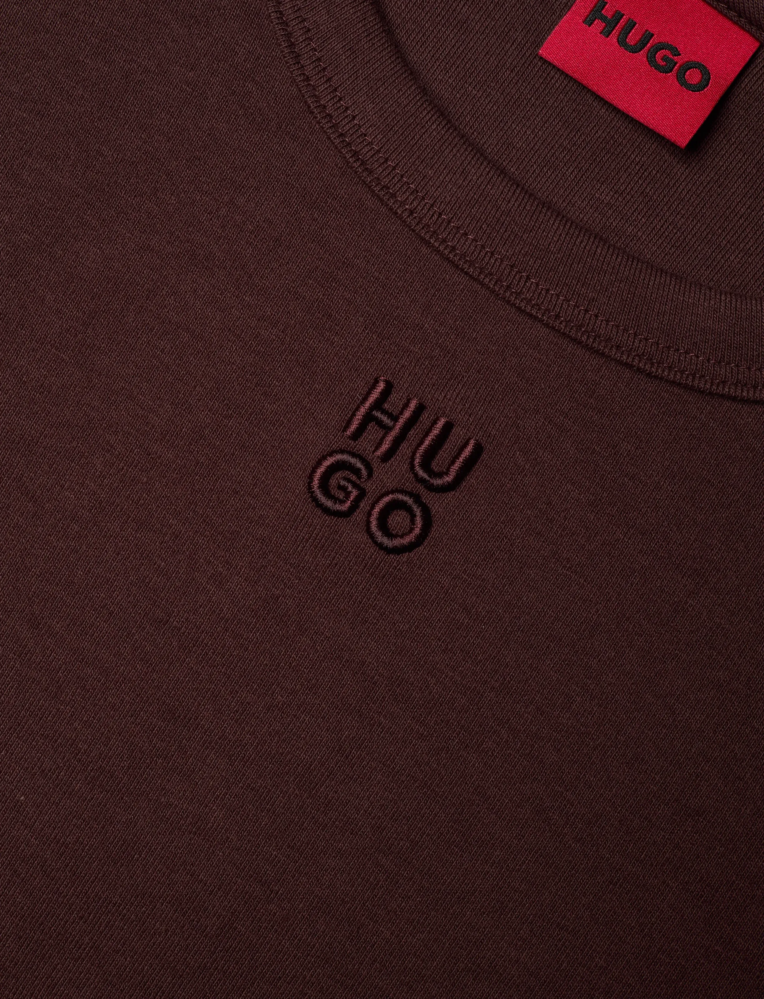 HUGO - Delanor - crop tops - dark brown - 2
