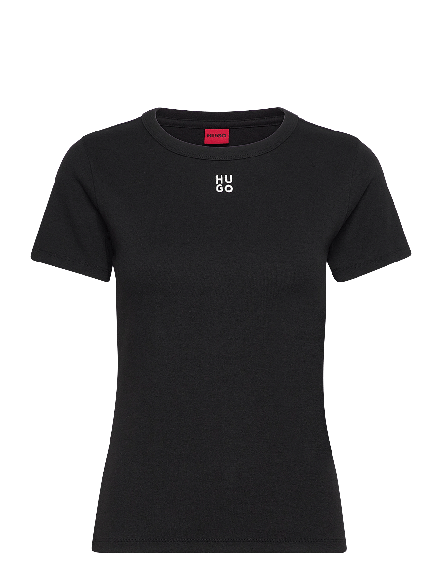 HUGO - Deloris - t-shirts - black - 1
