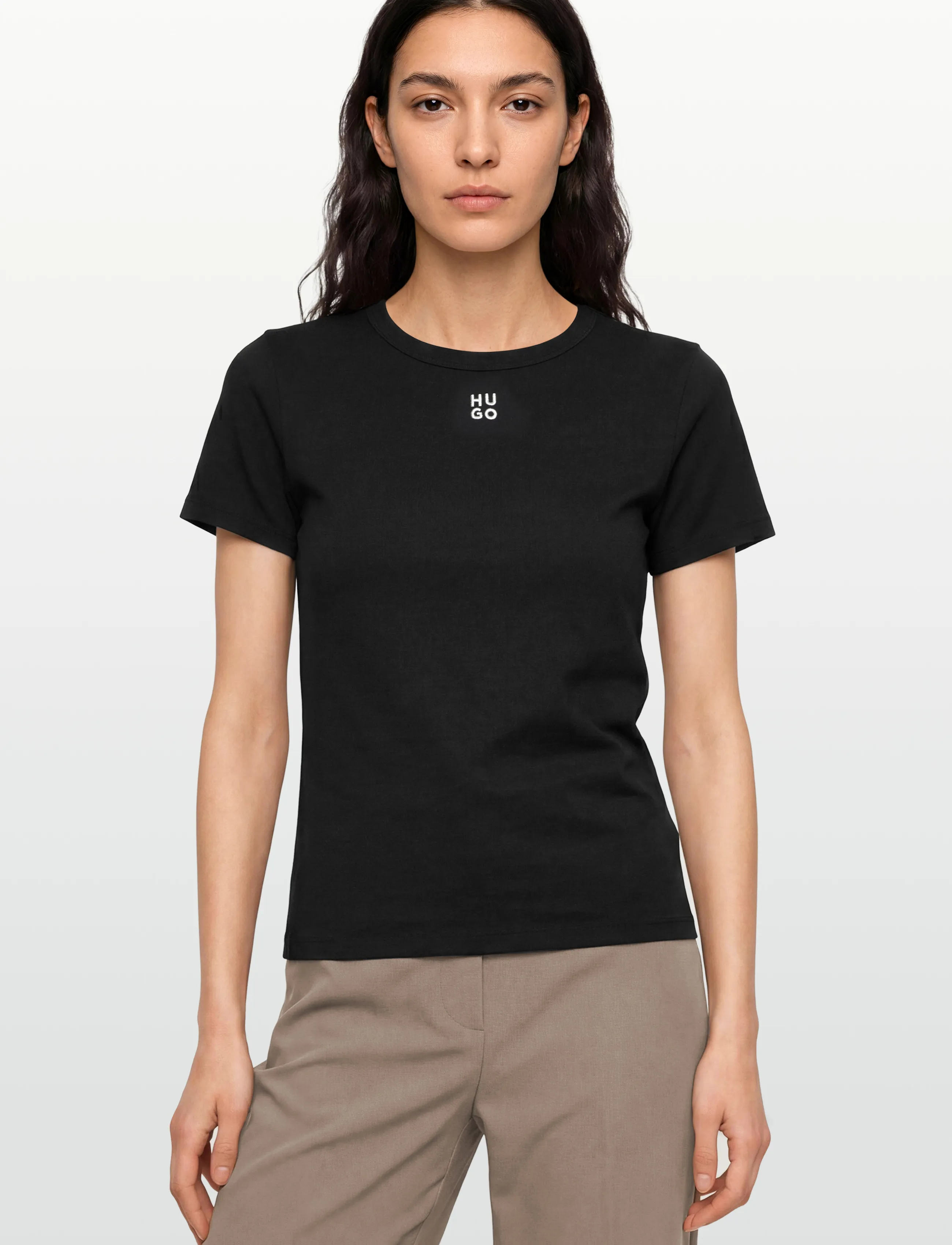HUGO - Deloris - t-särgid - black - 3