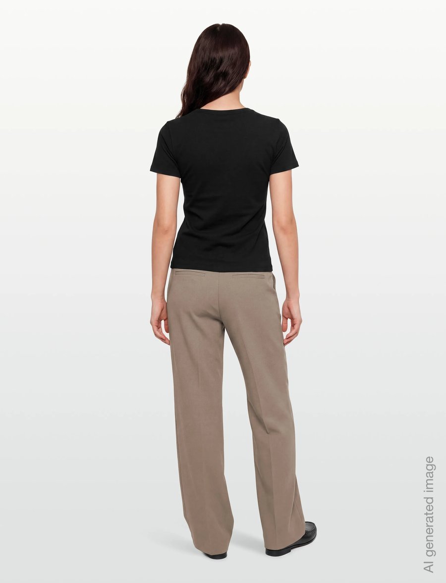 HUGO - Deloris - t-shirts - black - 4