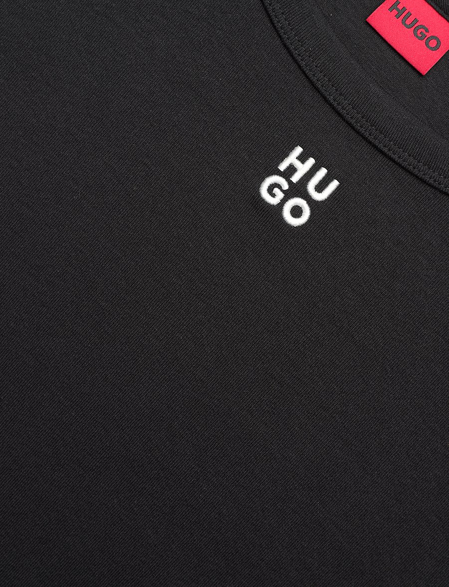 HUGO - Deloris - t-shirts - black - 5