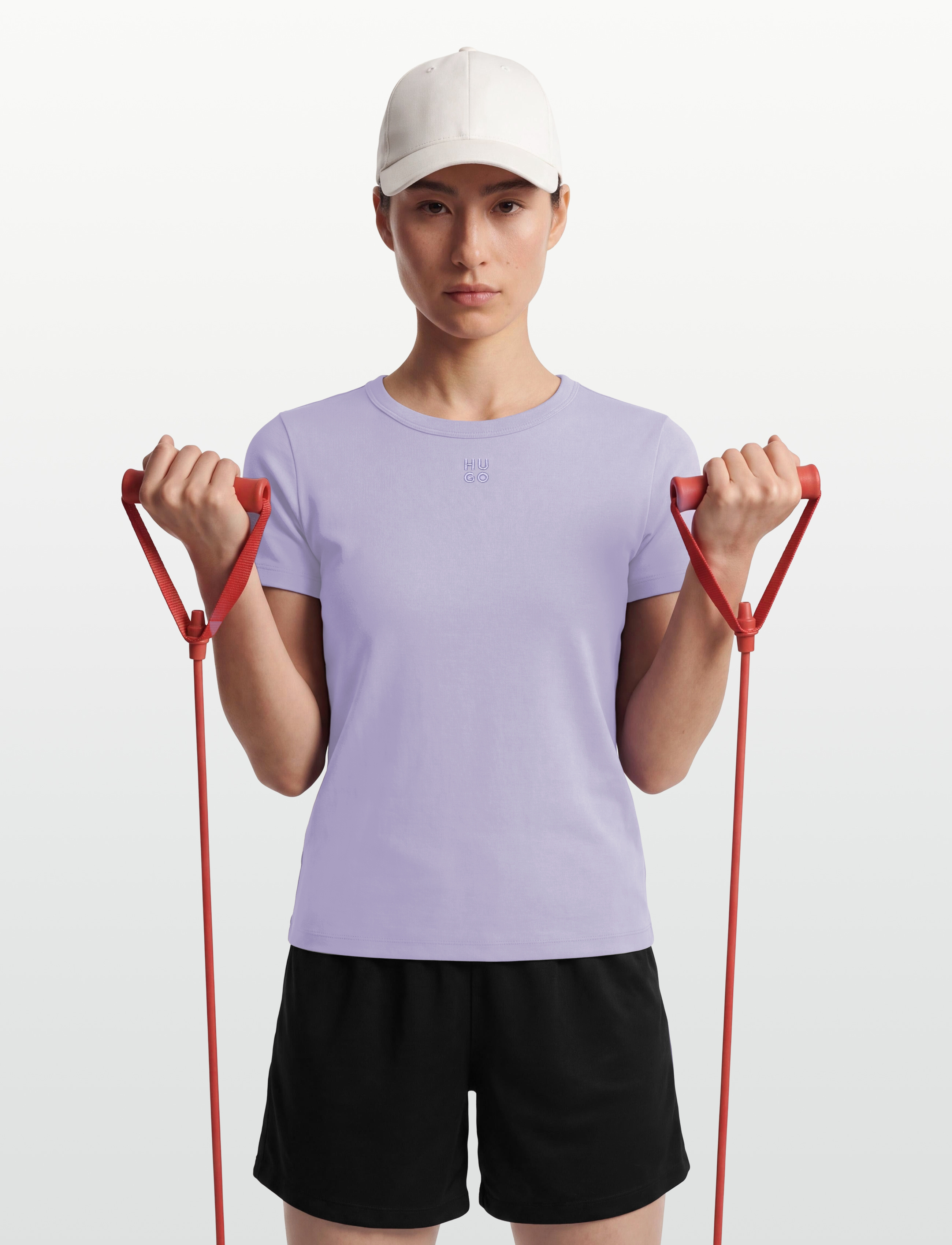 HUGO - Deloris - t-shirts - bright purple - 3