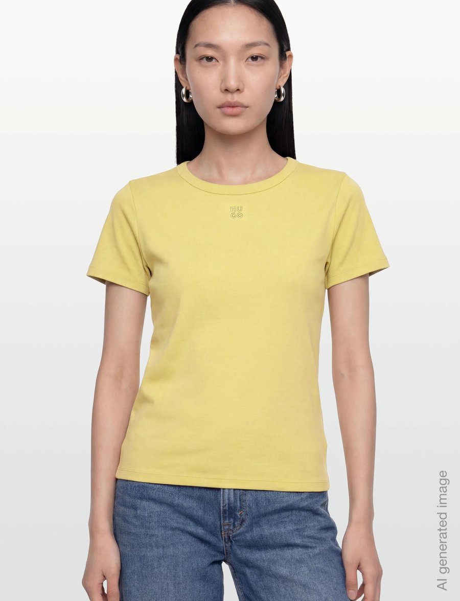 HUGO - Deloris - t-shirts - medium beige - 3