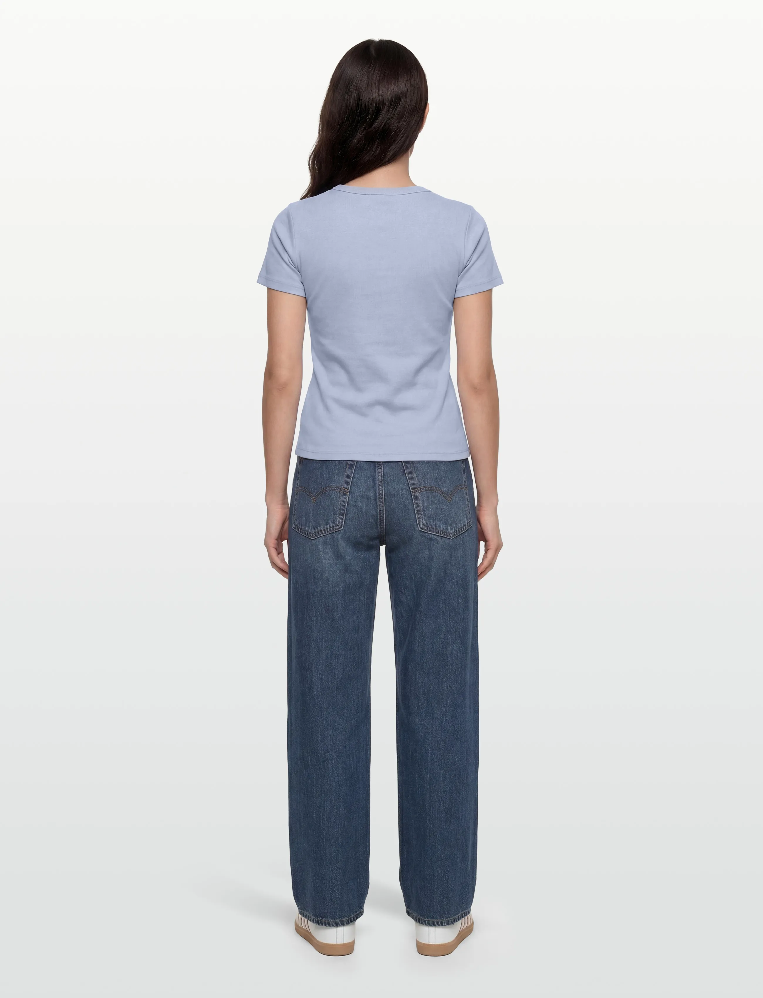 HUGO - Deloris - t-shirts - open blue - 4