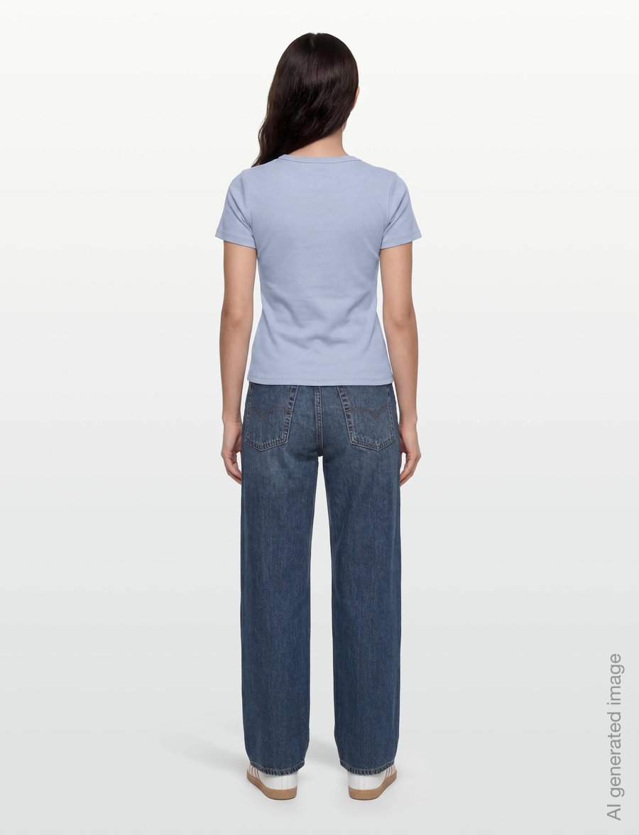 HUGO - Deloris - t-shirts - open blue - 4
