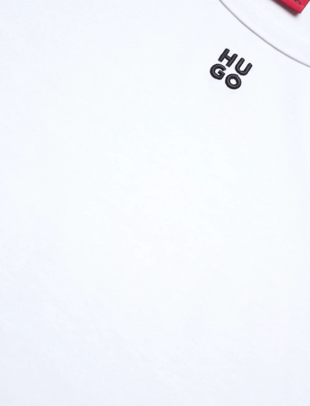 HUGO - Deloris - t-shirts - white - 2