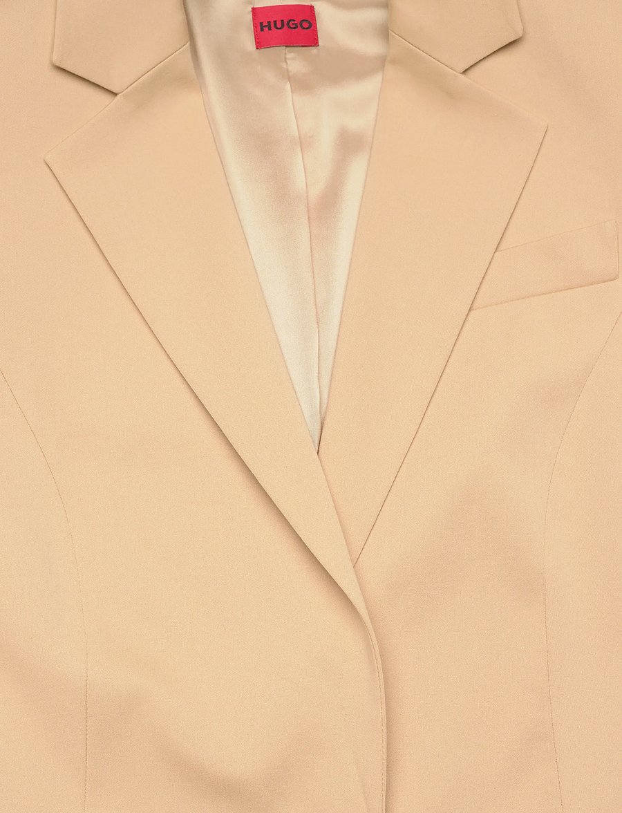 HUGO - Amegan - single breasted blazers - open beige - 2