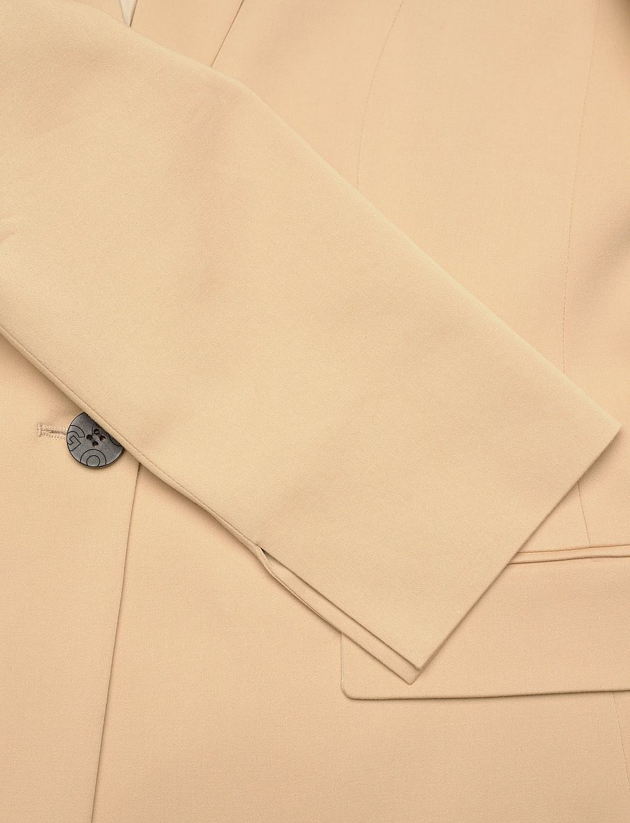 HUGO - Amegan - single breasted blazers - open beige - 4