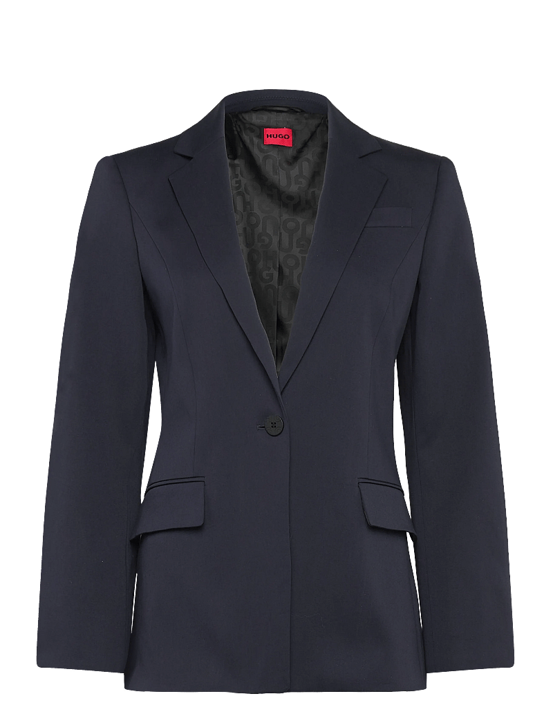 HUGO - Amegan - enkeltradede blazere - open blue - 0