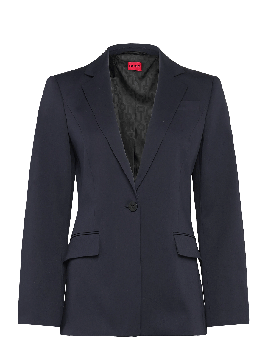 HUGO - Amegan - einreihige blazer - open blue - 0