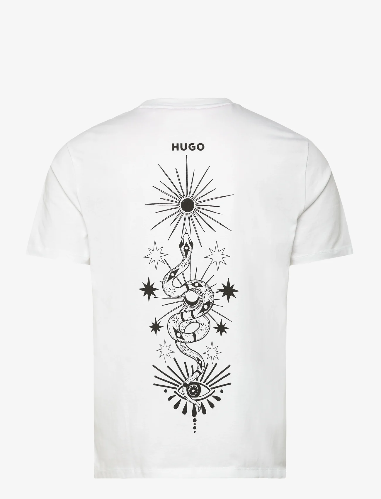 HUGO - Dedico - short-sleeved t-shirts - white - 1