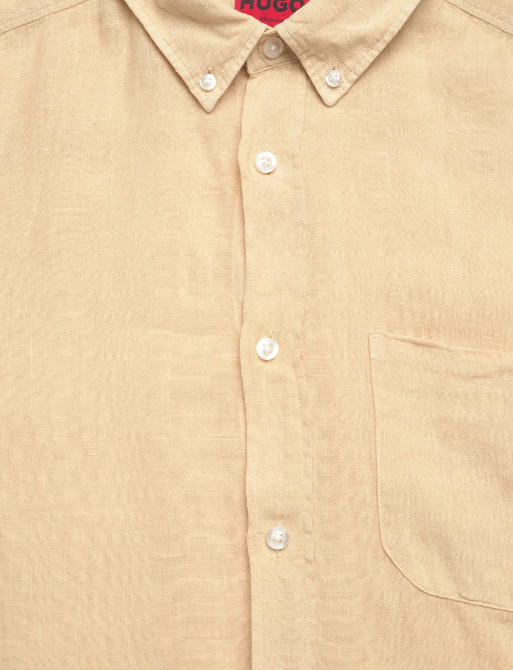 HUGO - Ermann - linen shirts - open beige - 2