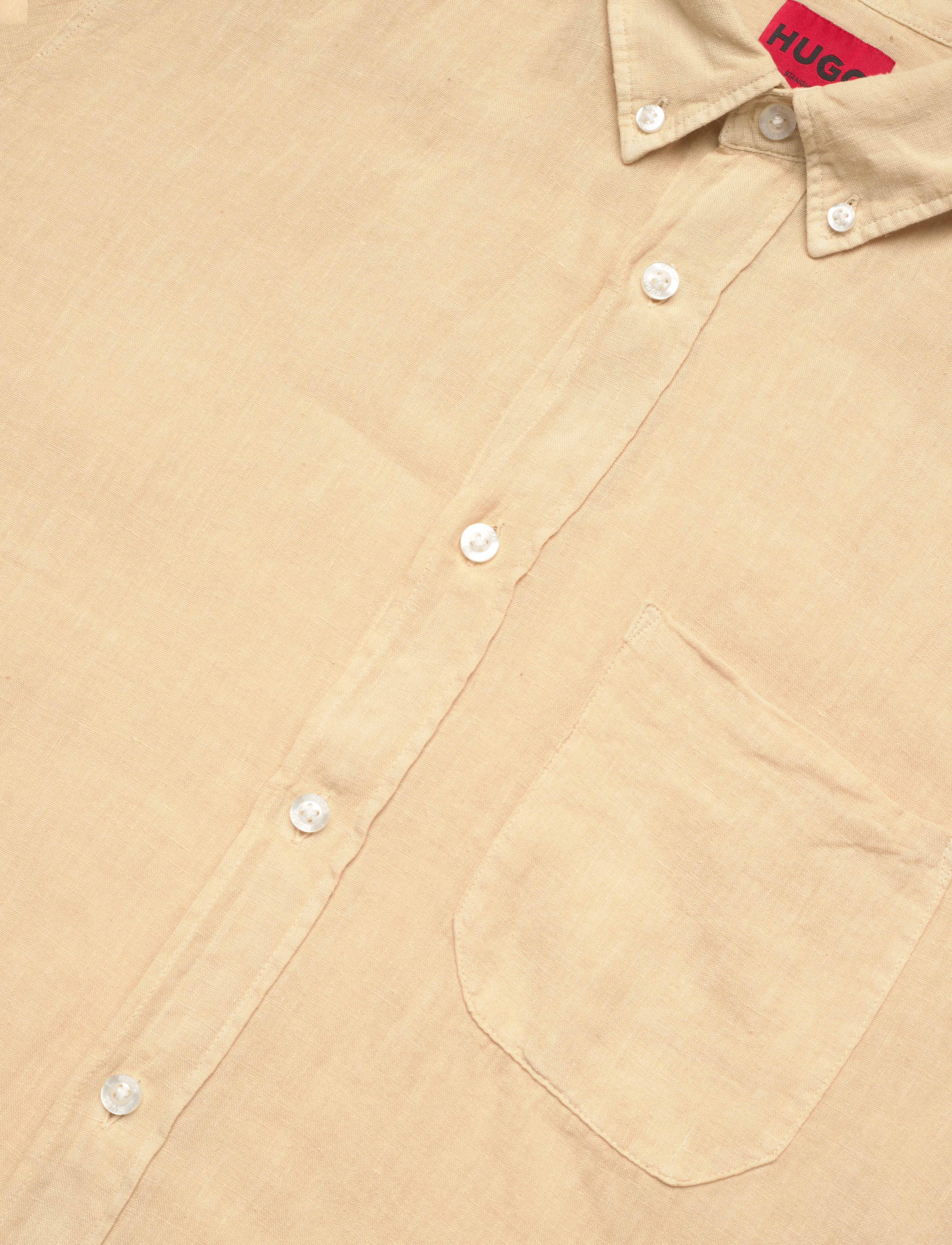 HUGO - Ermann - linneskjortor - open beige - 3