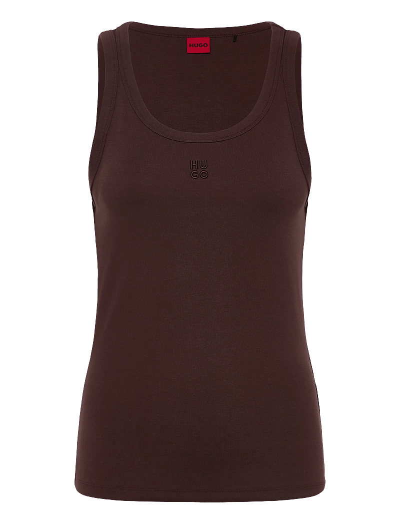 HUGO - Datamia - tanktops - dark brown - 0