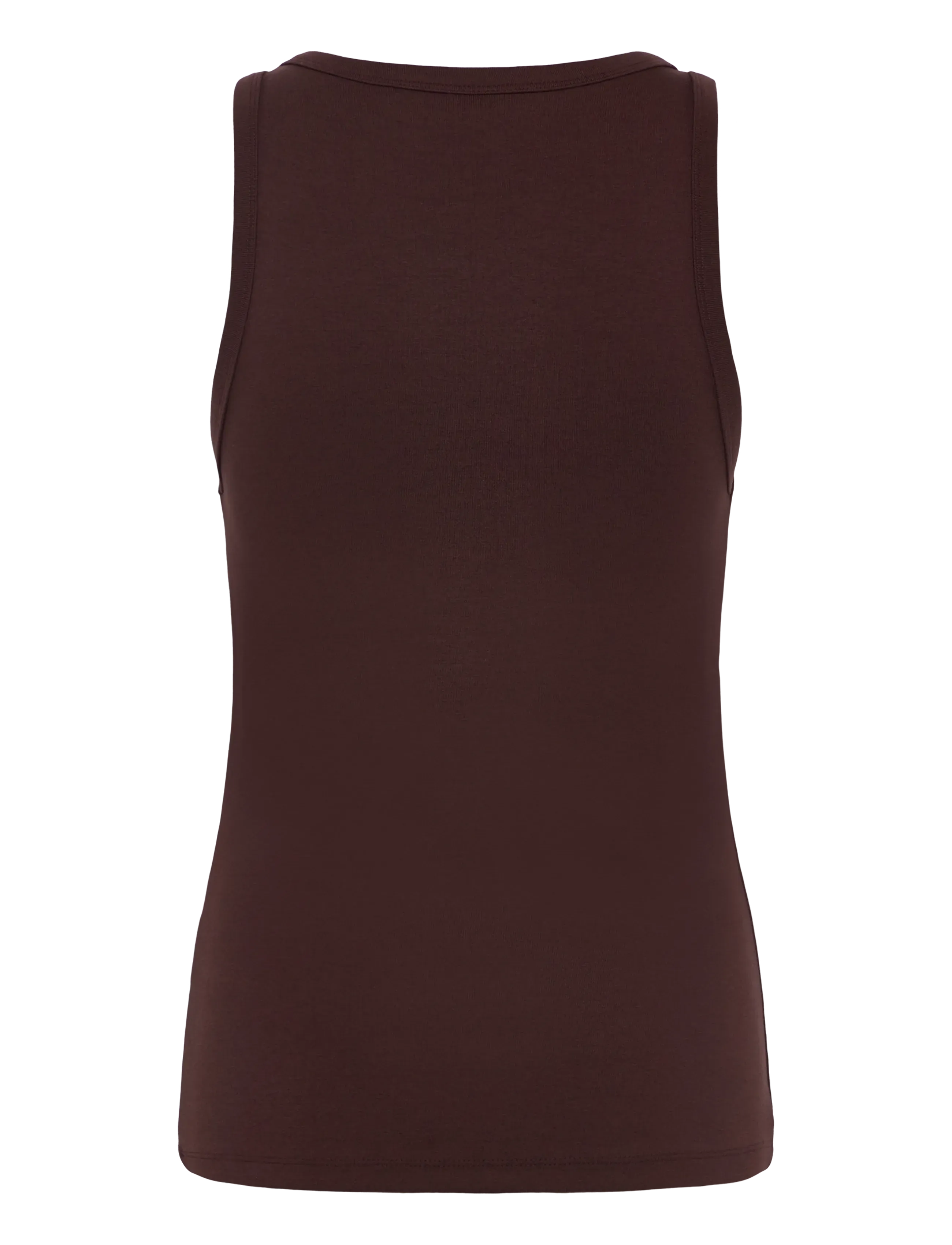 HUGO - Datamia - mouwloze tops - dark brown - 1