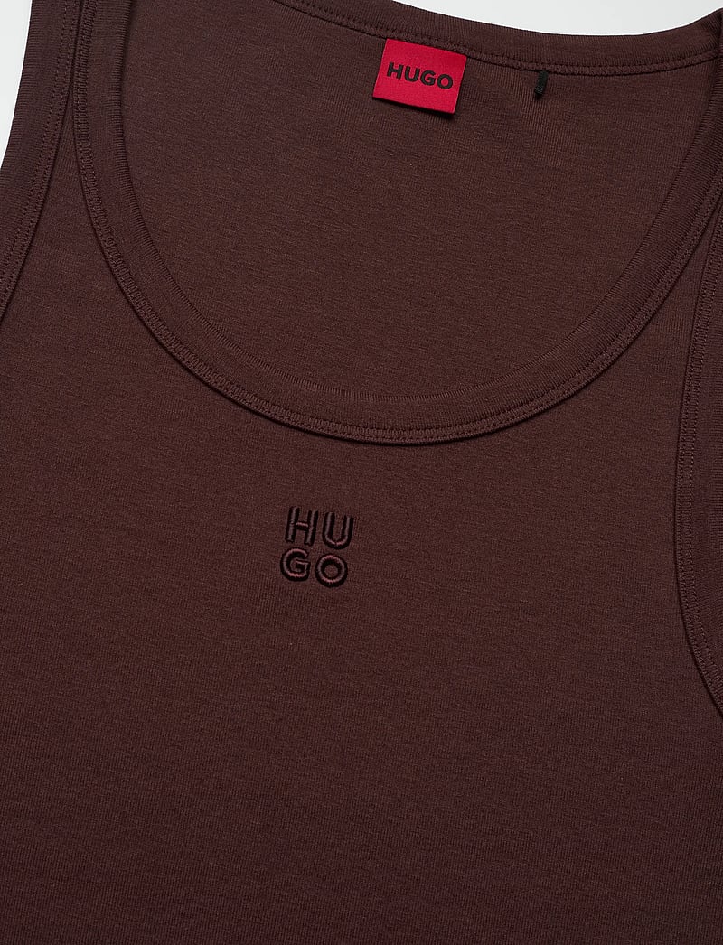 HUGO - Datamia - tanktops - dark brown - 2