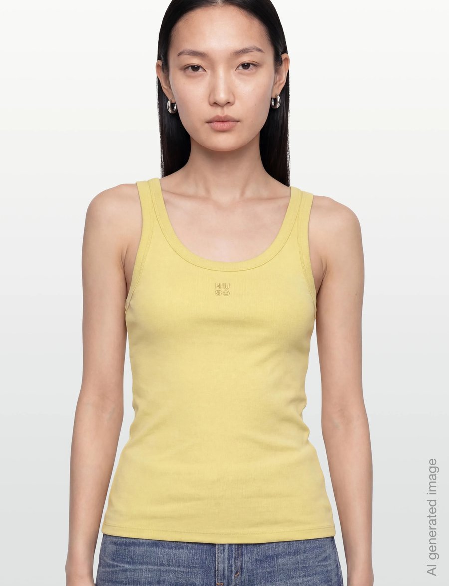 HUGO - Datamia - tanktops - medium beige - 3