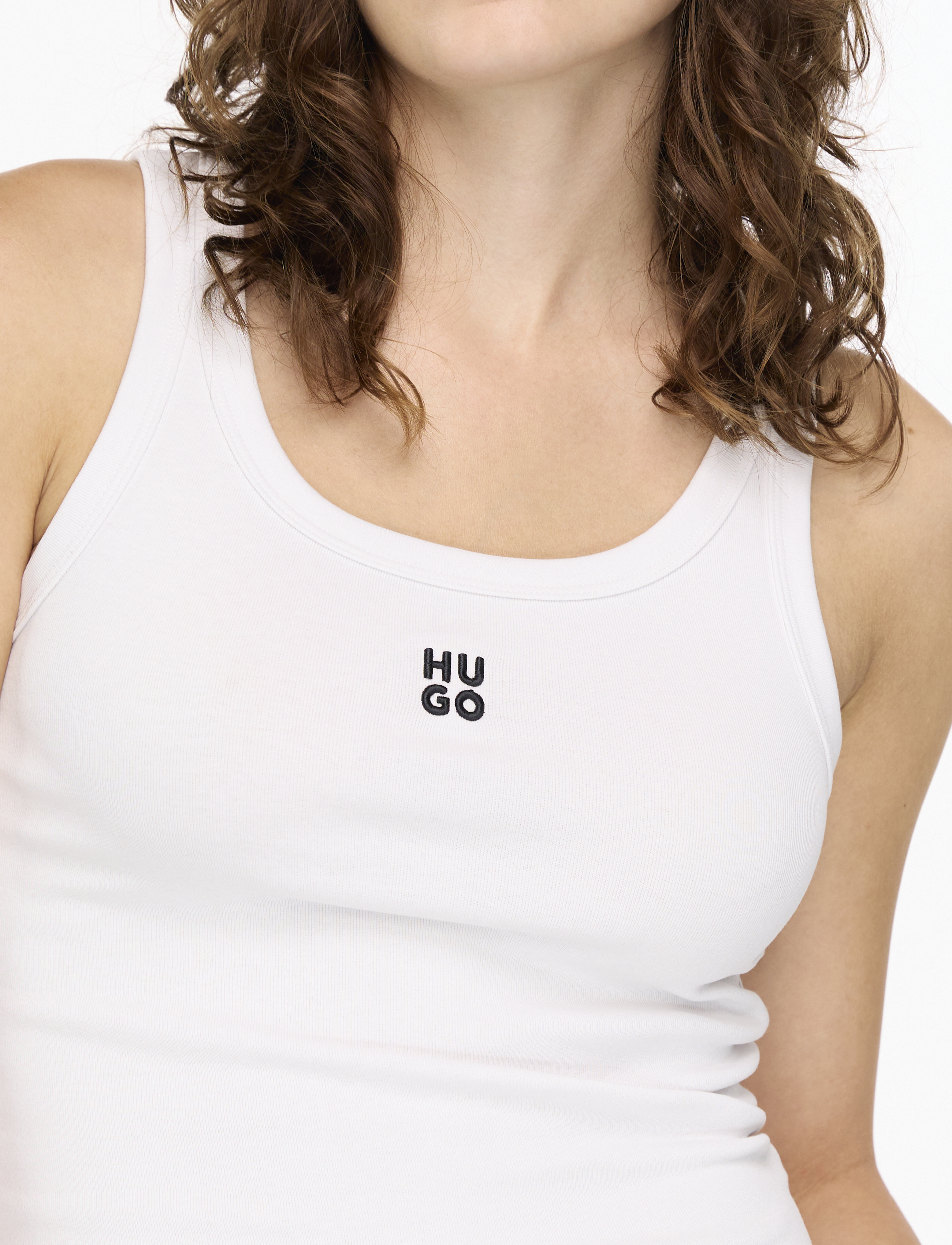 HUGO - Datamia - Ärmellose tops - white - 5