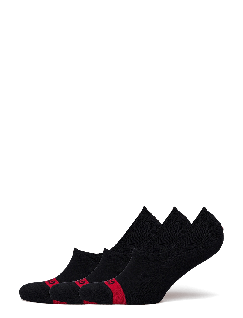 HUGO - 3P LC PLUSH TAPE CC - sokkide mitmikpakk - black - 0
