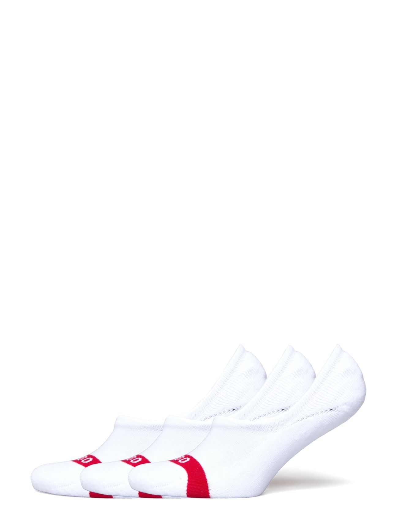 HUGO 3P LC PLUSH TAPE CC - Ankelstrømper - WHITE / white