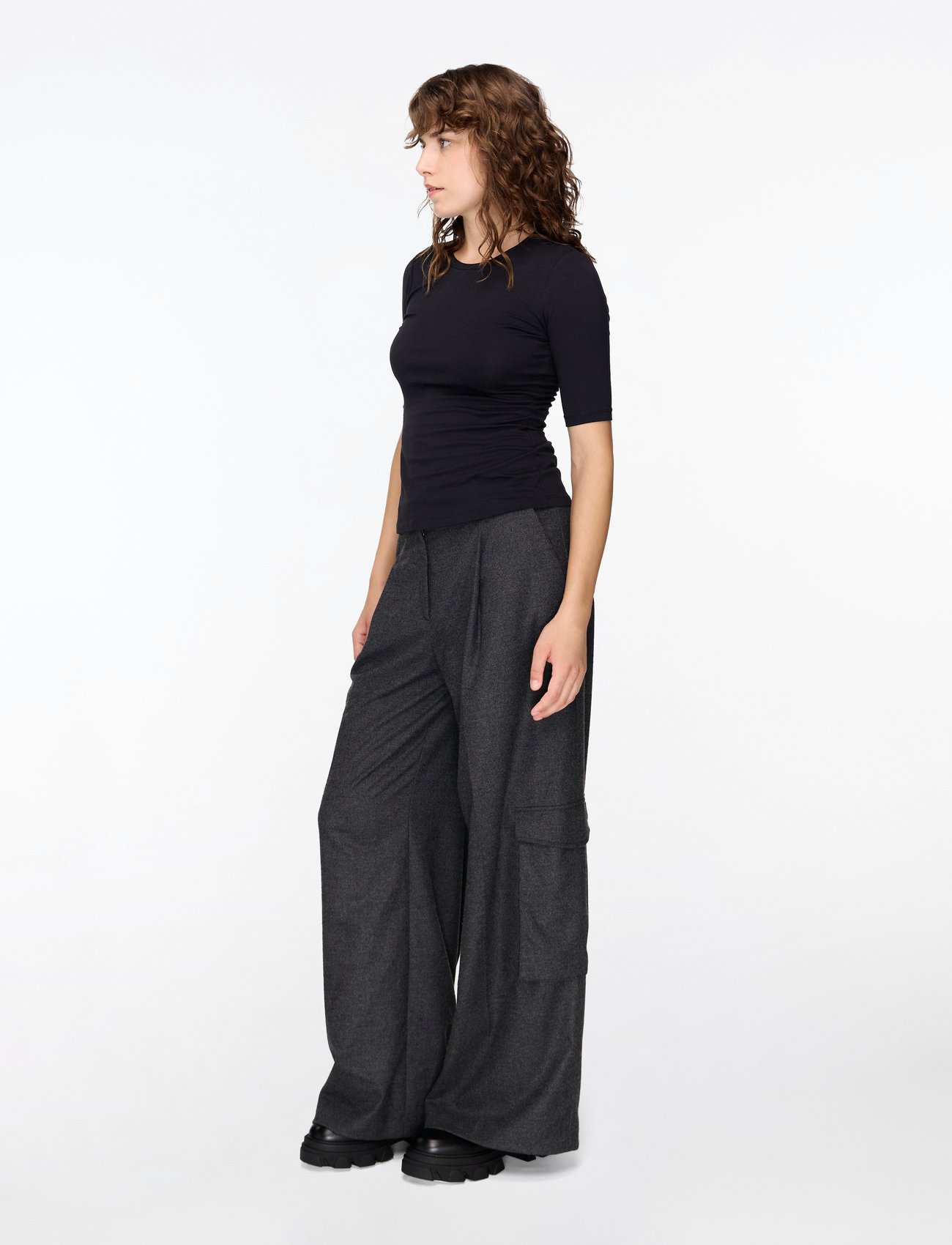 HUGO - Darnelia - autumn clothing - black - 2