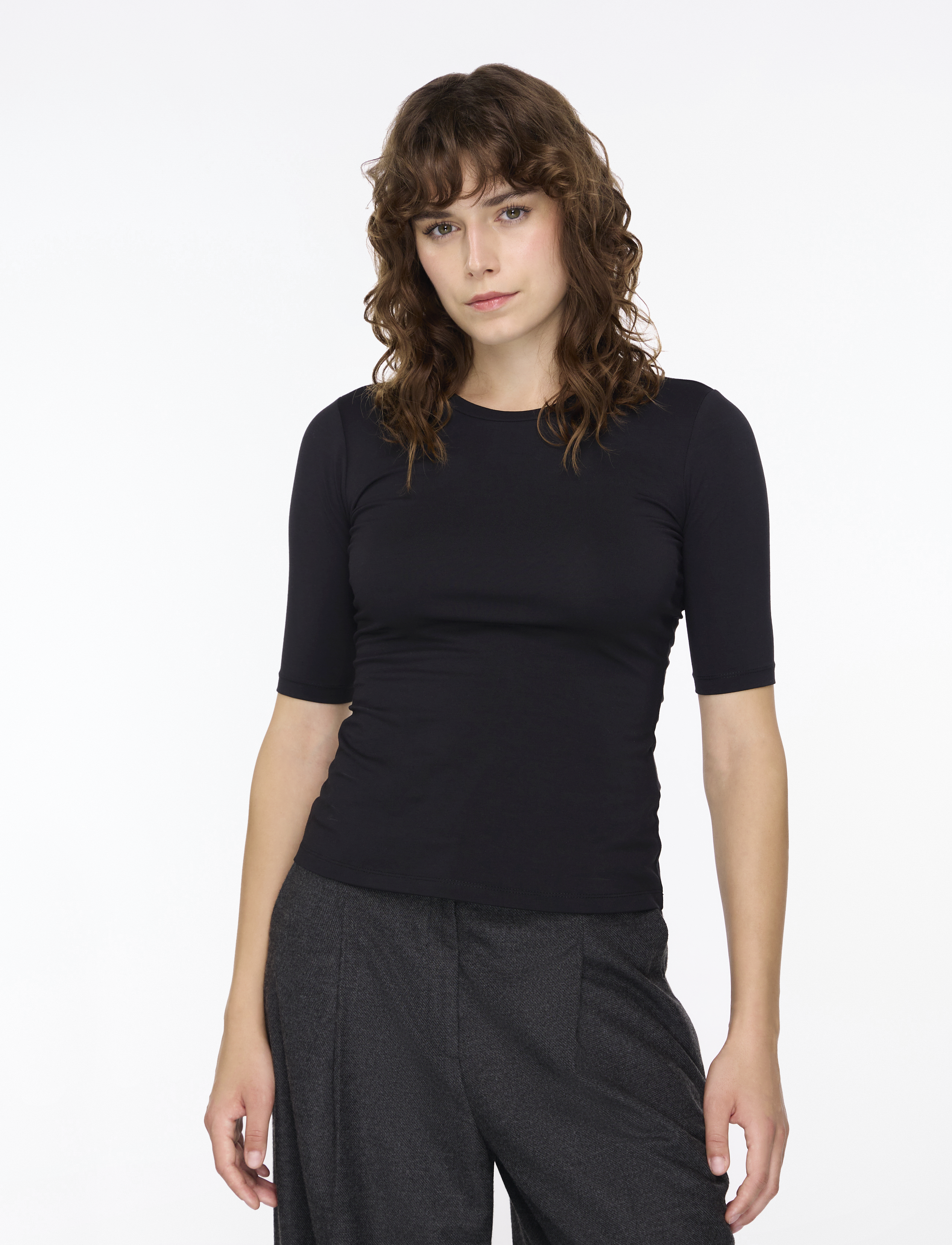 HUGO Darnelia - T-shirts & Toppe - BLACK / black