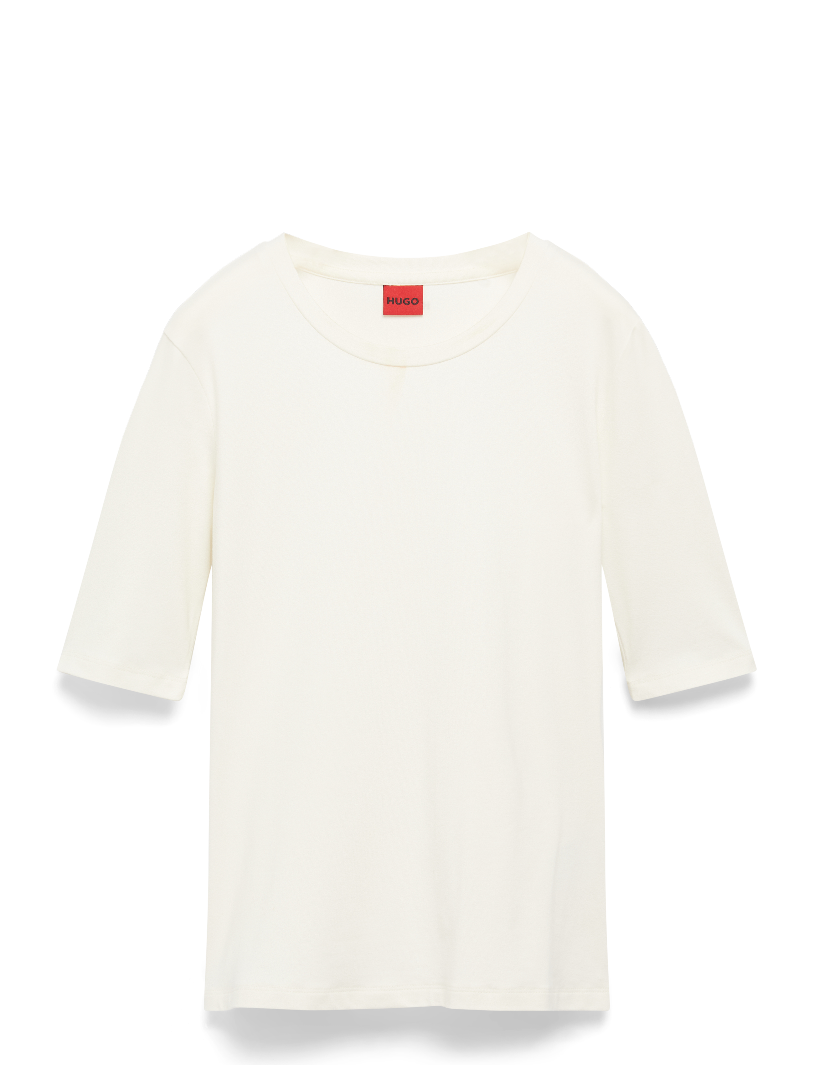 HUGO Darnelia, M, T-shirts & Oberteile, Creme - Short-sleeved, Frauen