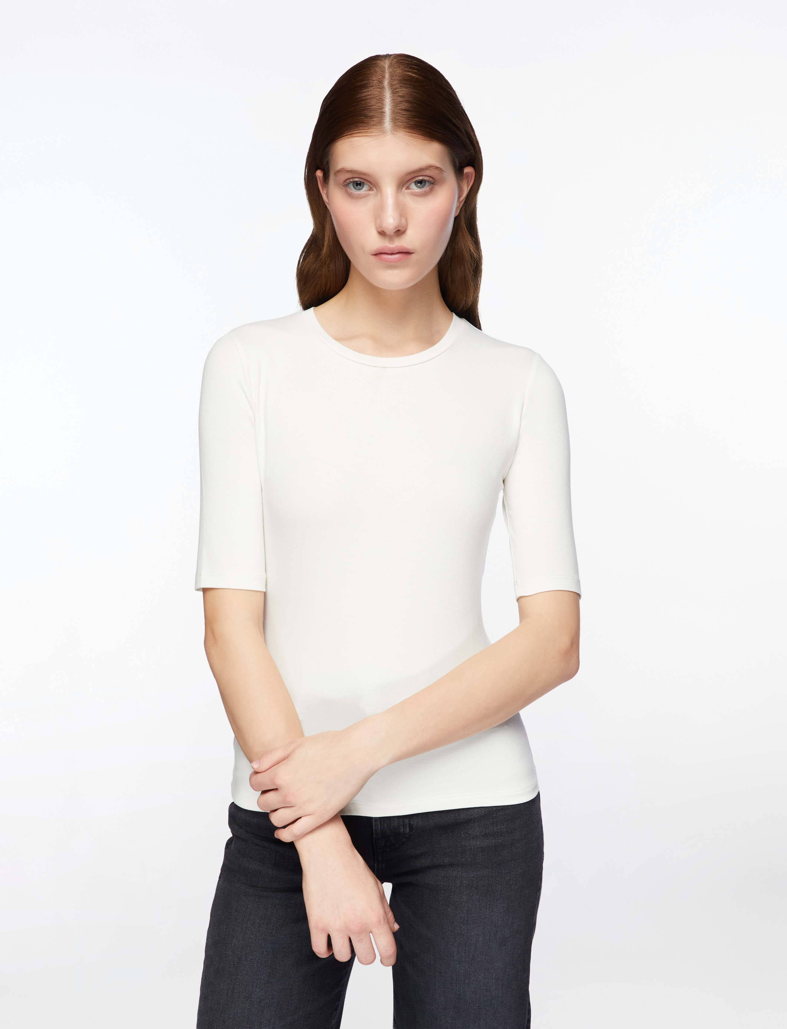 HUGO - Darnelia - t-shirts - natural - 5