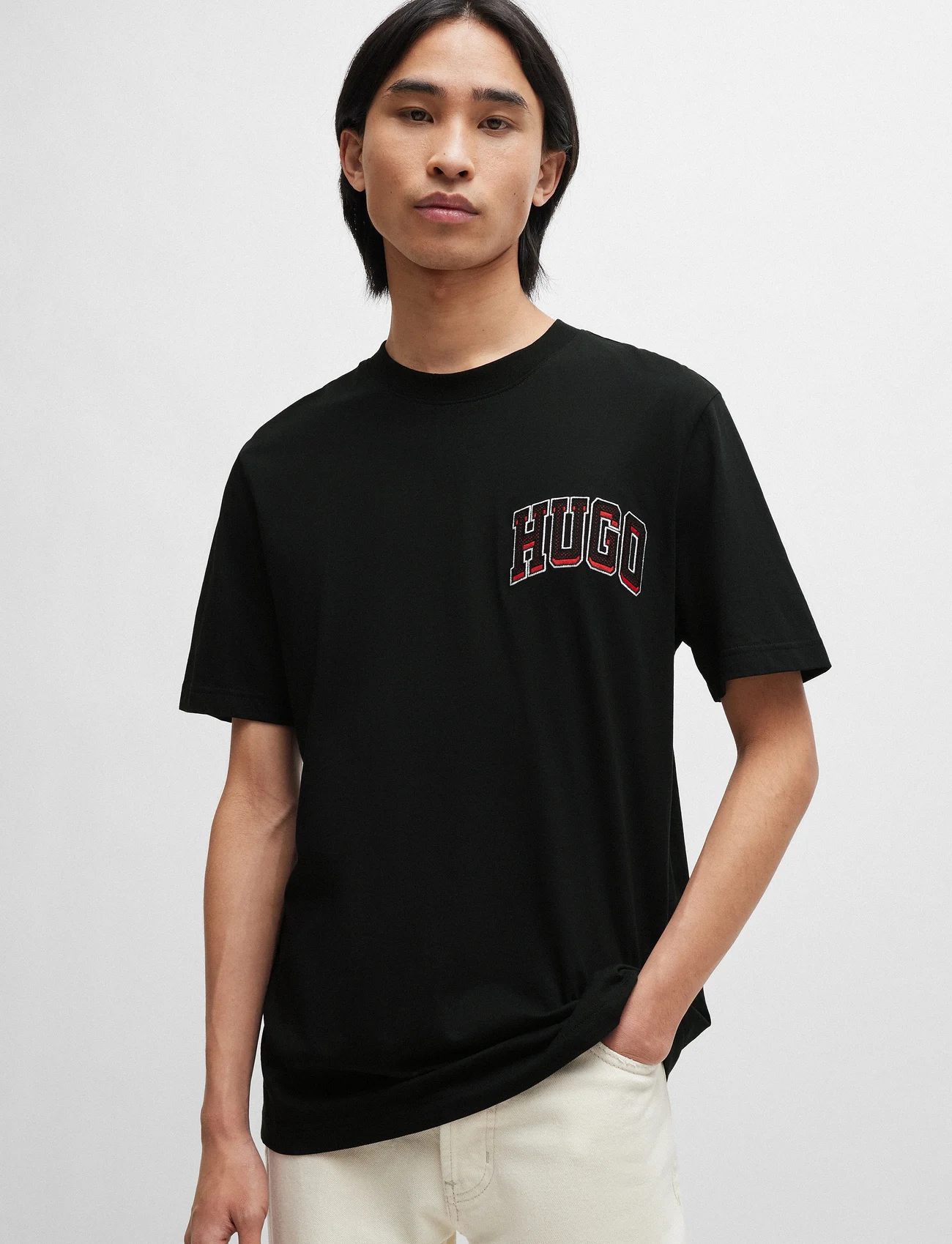 HUGO - Dasko - basic shirts - black - 0