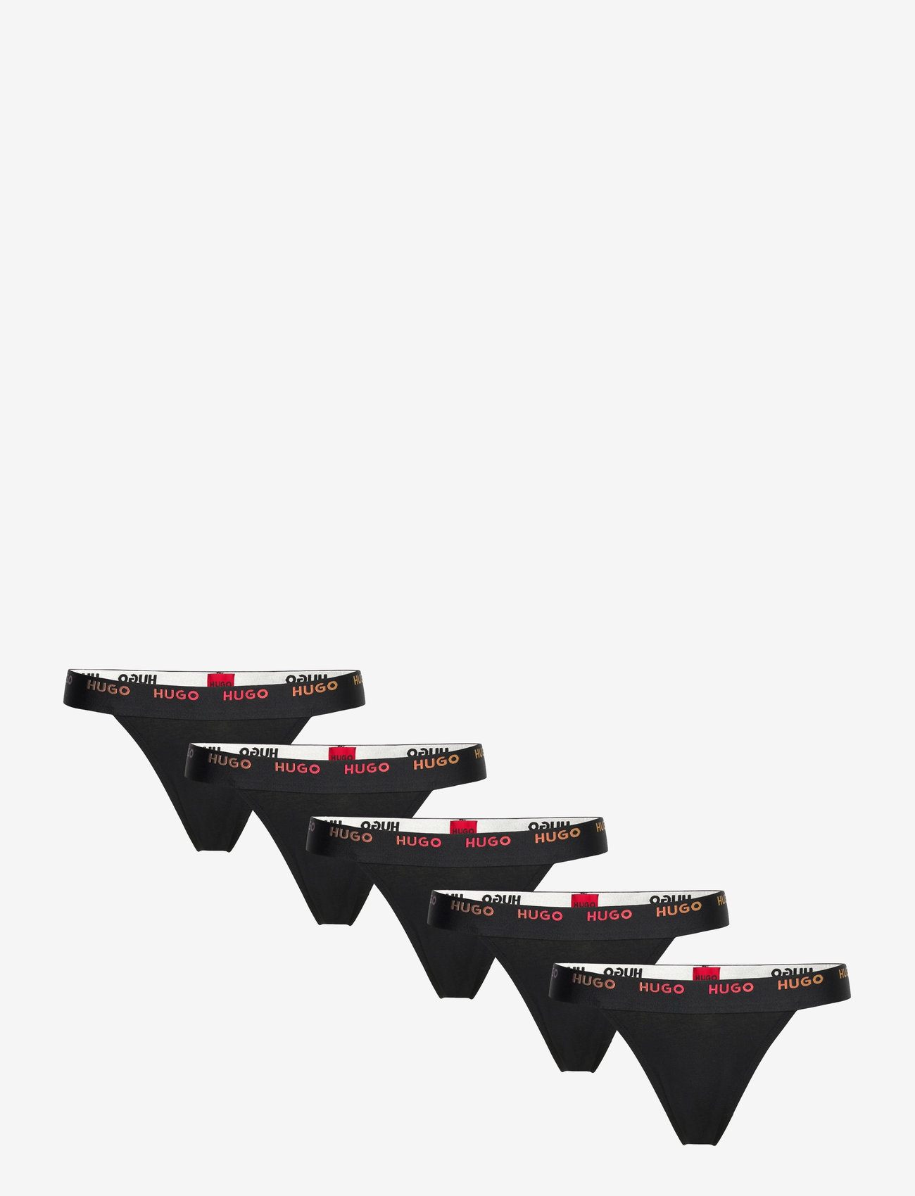 HUGO - RAINBOW FIVE PACK - black - 0