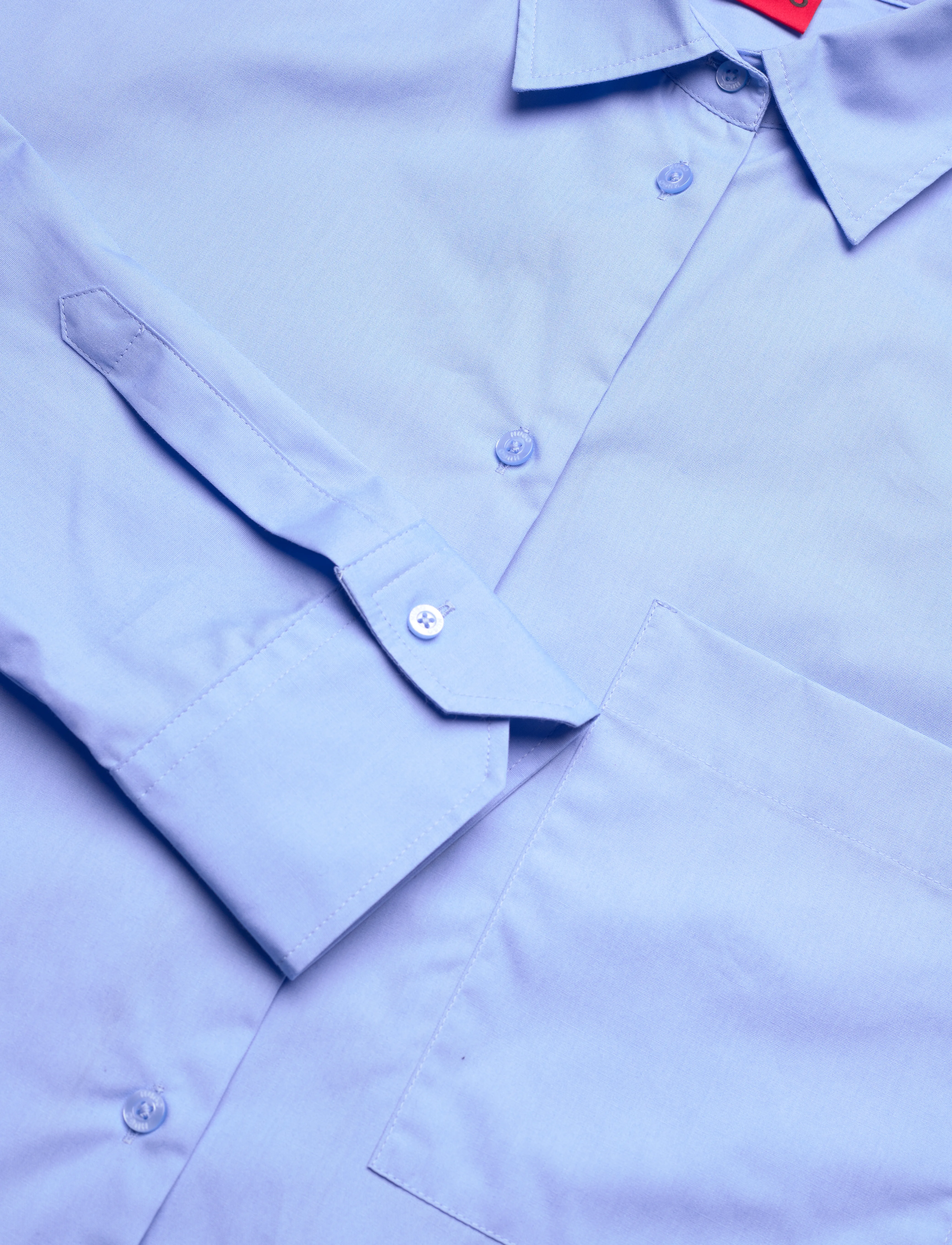HUGO - The Oversize Shirt - langærmede skjorter - light/pastel blue - 4