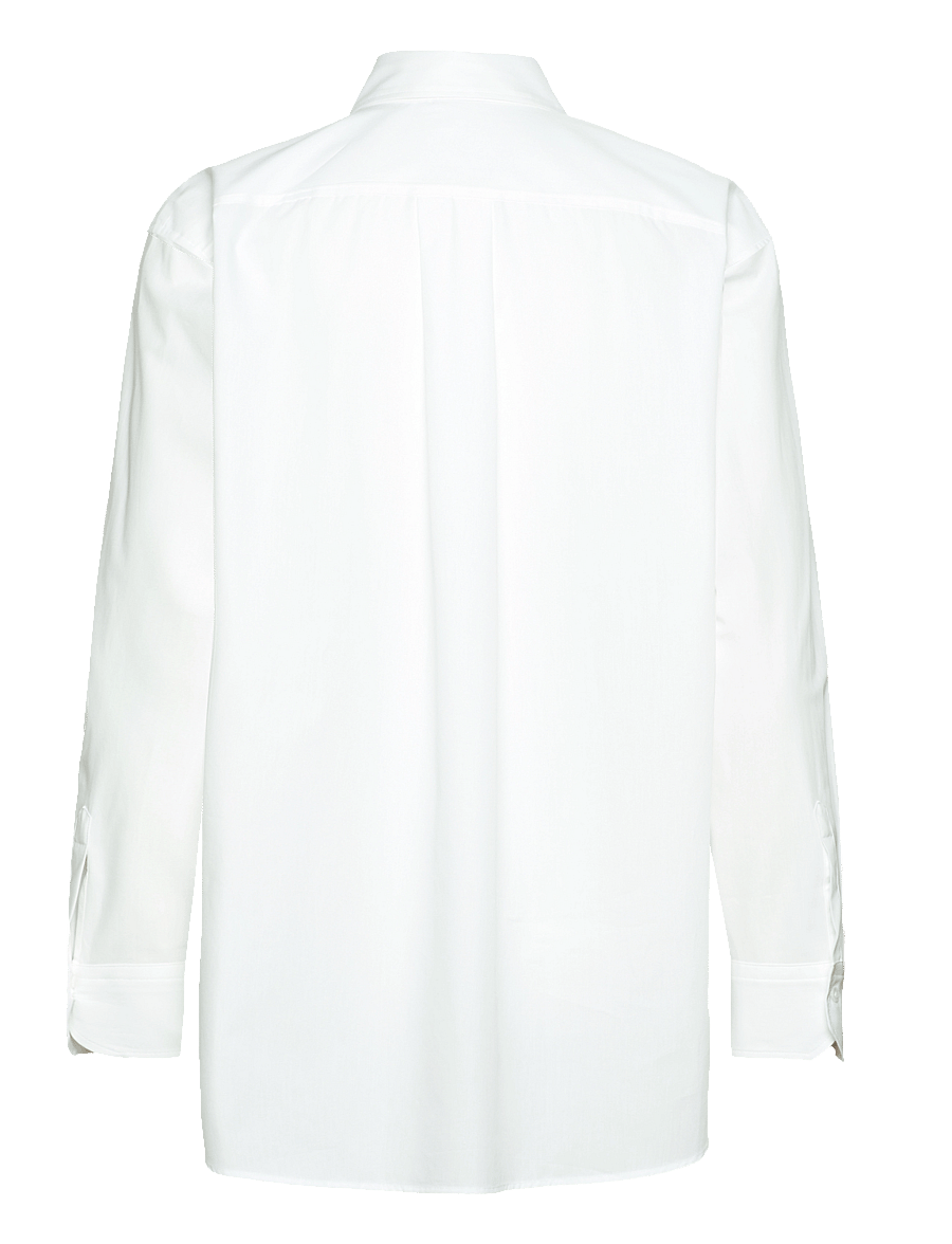 HUGO - The Oversize Shirt - langærmede skjorter - white - 1