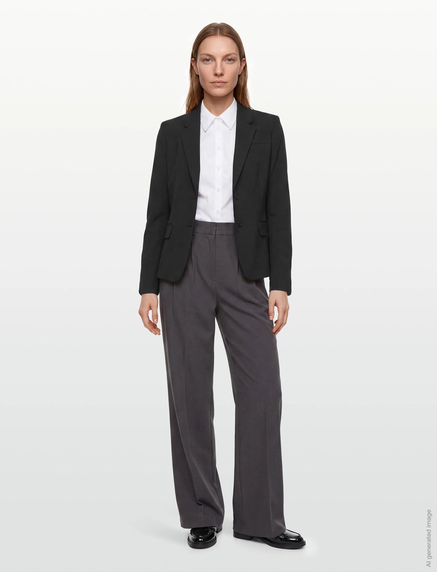 HUGO - Aredana - einreihige blazer - black - 0