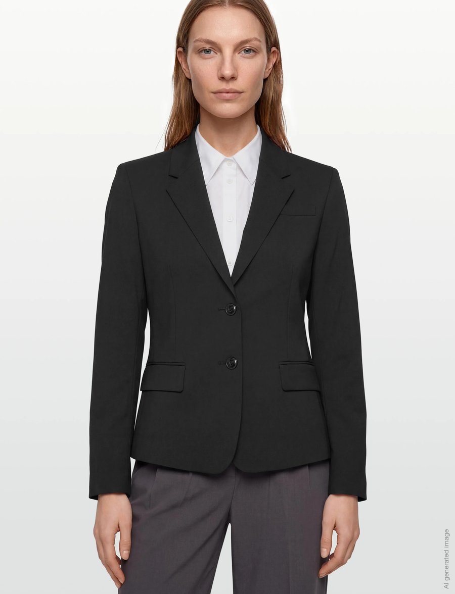 HUGO - Aredana - einreihige blazer - black - 3