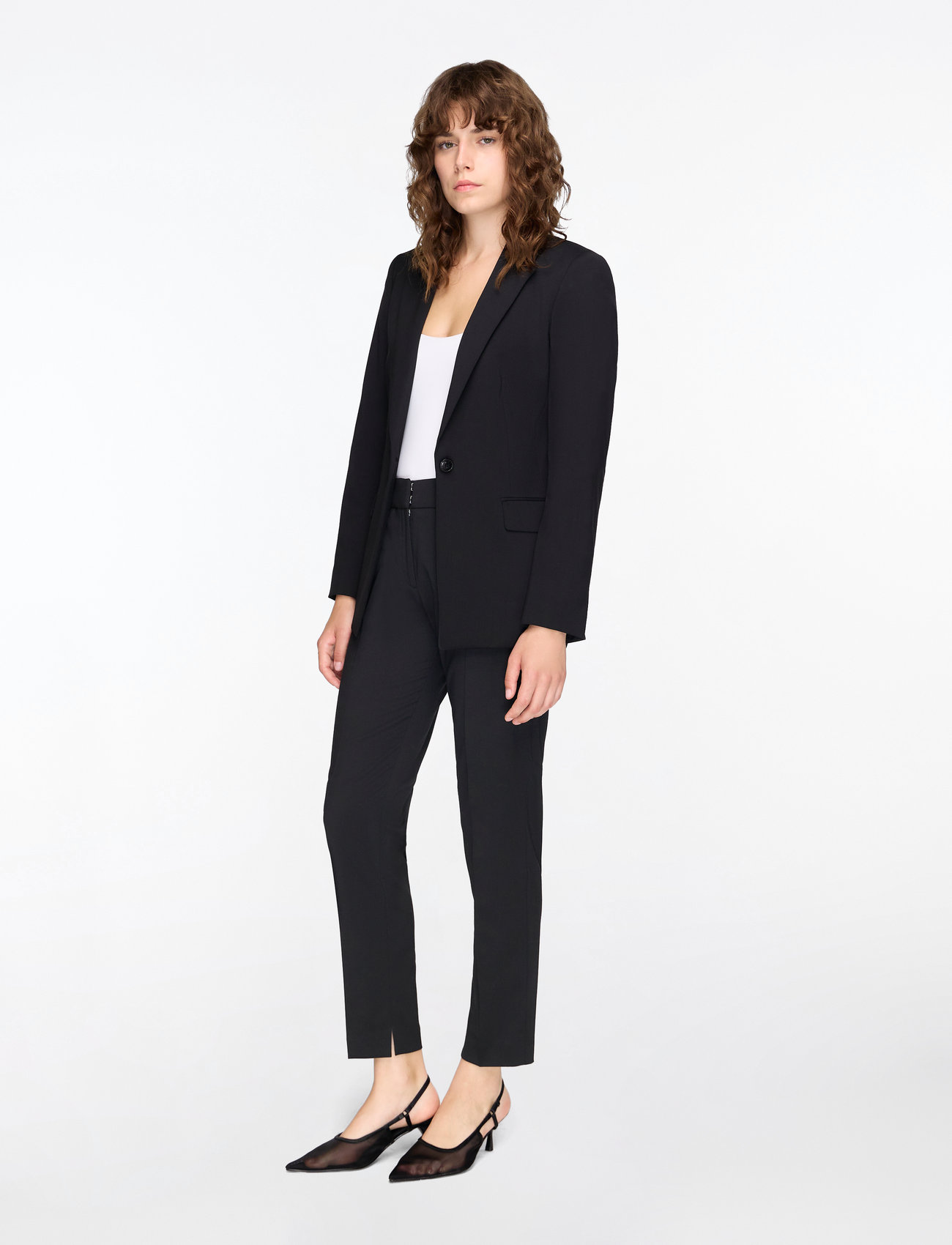 HUGO - Hetana - kitsalõikelised püksid - black - 1