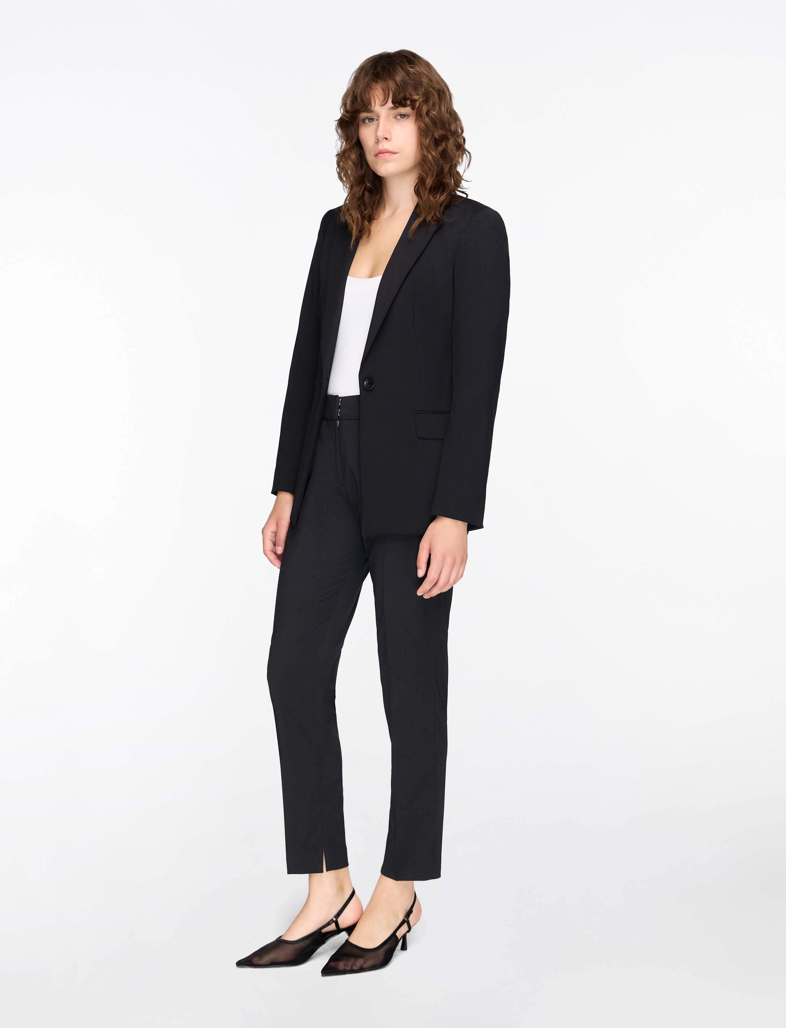 HUGO - Hetana - slim fit trousers - black - 2