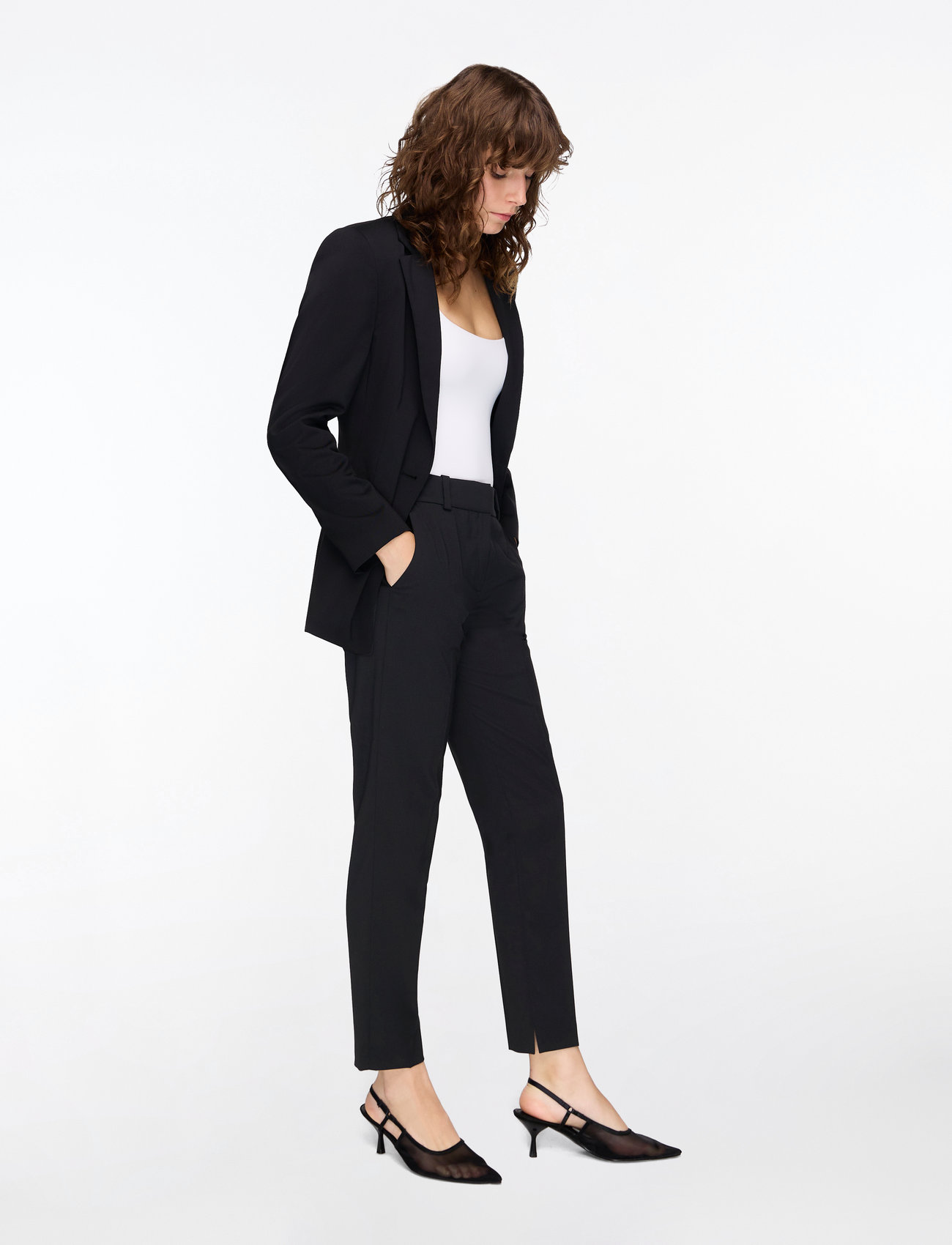 HUGO - Hetana - kitsalõikelised püksid - black - 2