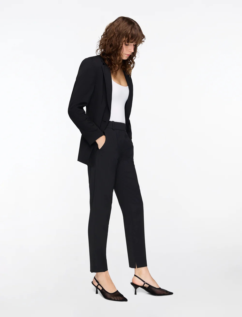 HUGO - Hetana - slim fit-byxor - black - 3