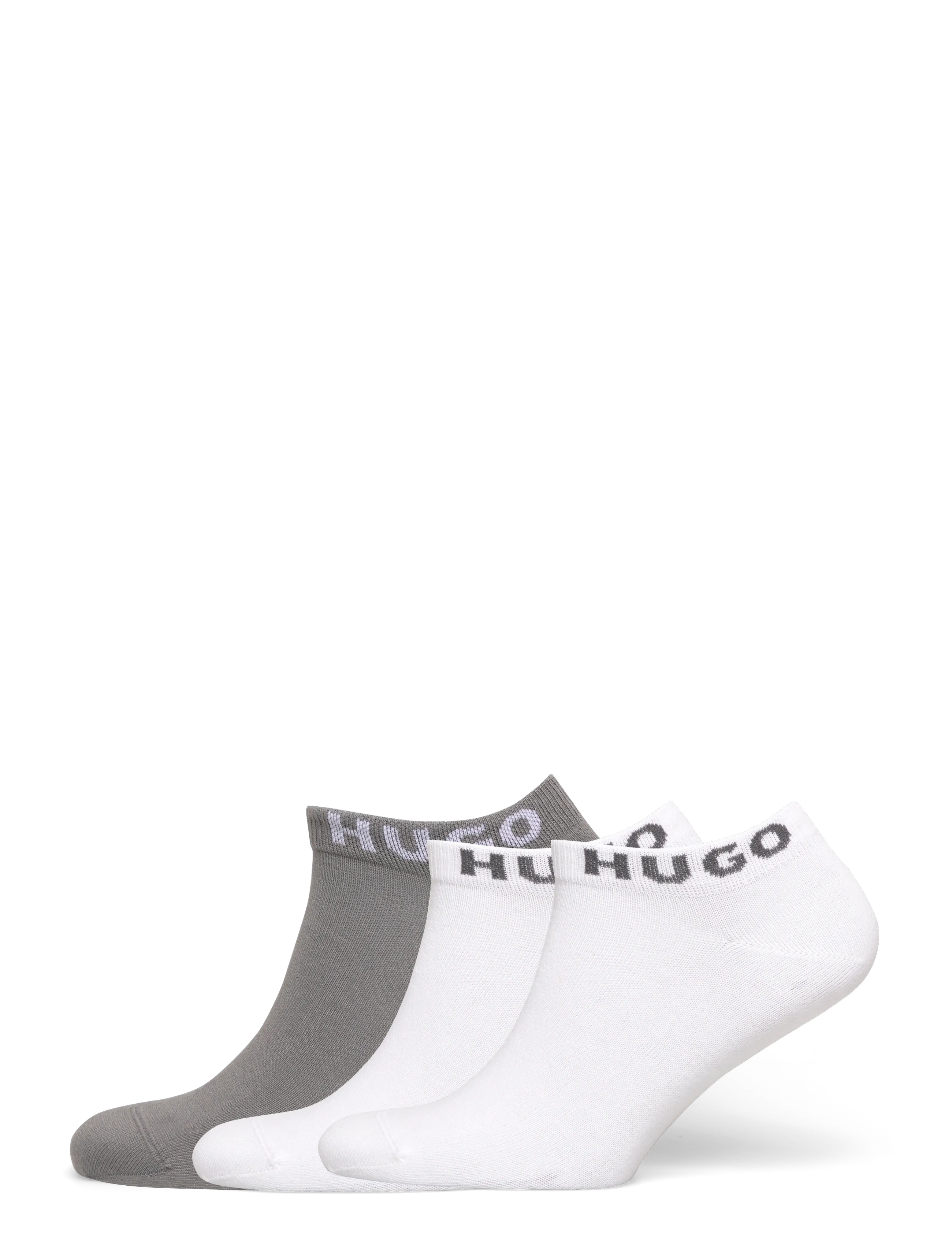 HUGO 3P AS UNI CC - Ankelstrømper - DARK GREY / grey
