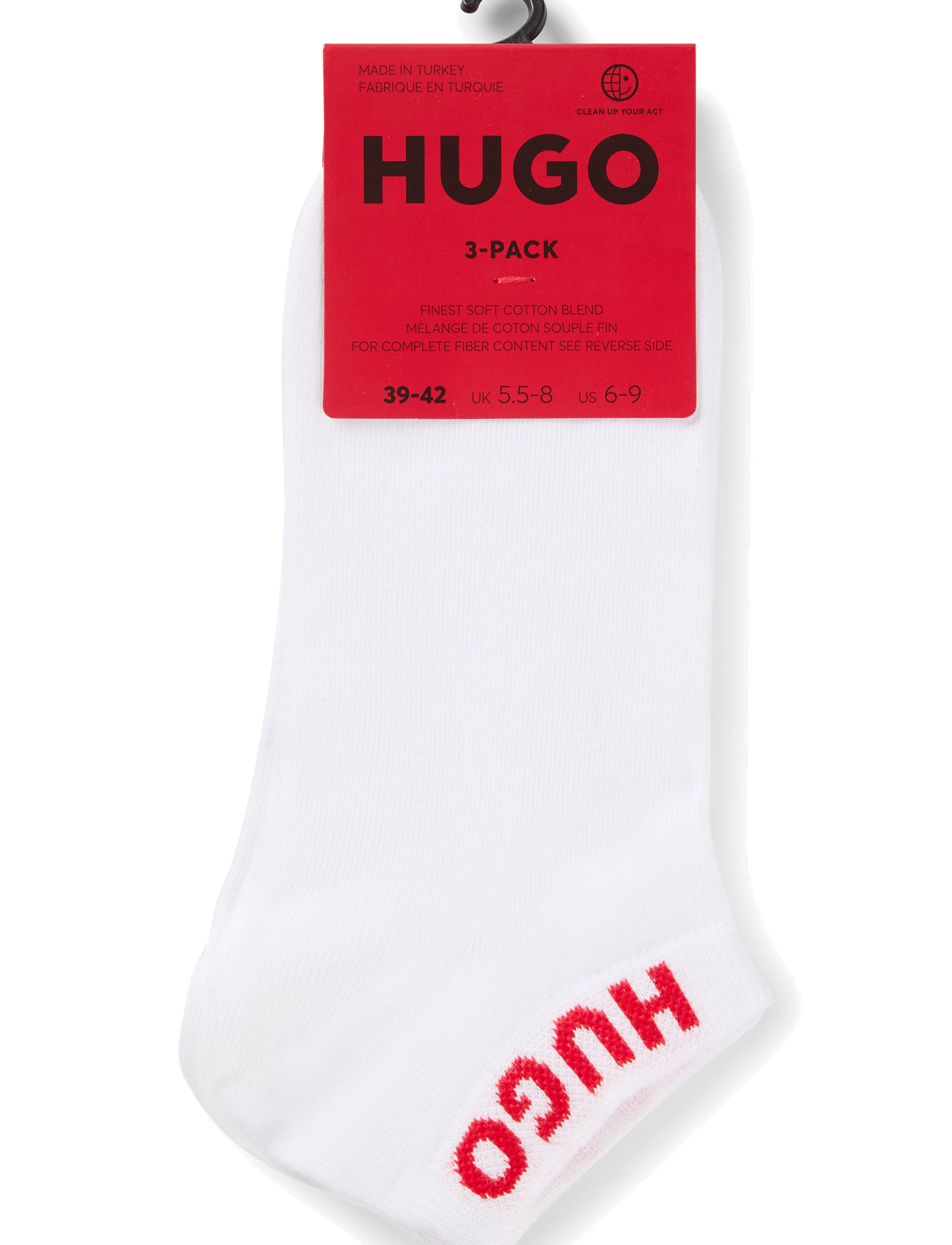 HUGO - 3P AS UNI CC - socken im multipack - white - 1