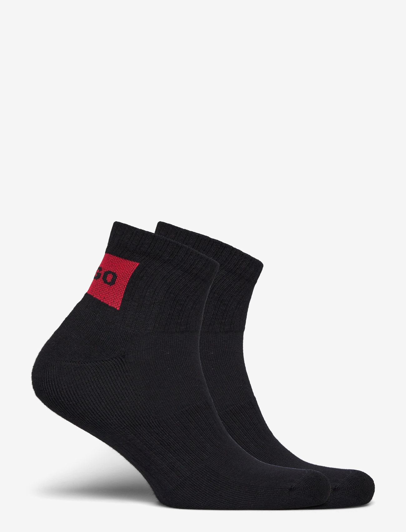 HUGO - 2P SH RIB LABEL CC - black - 1