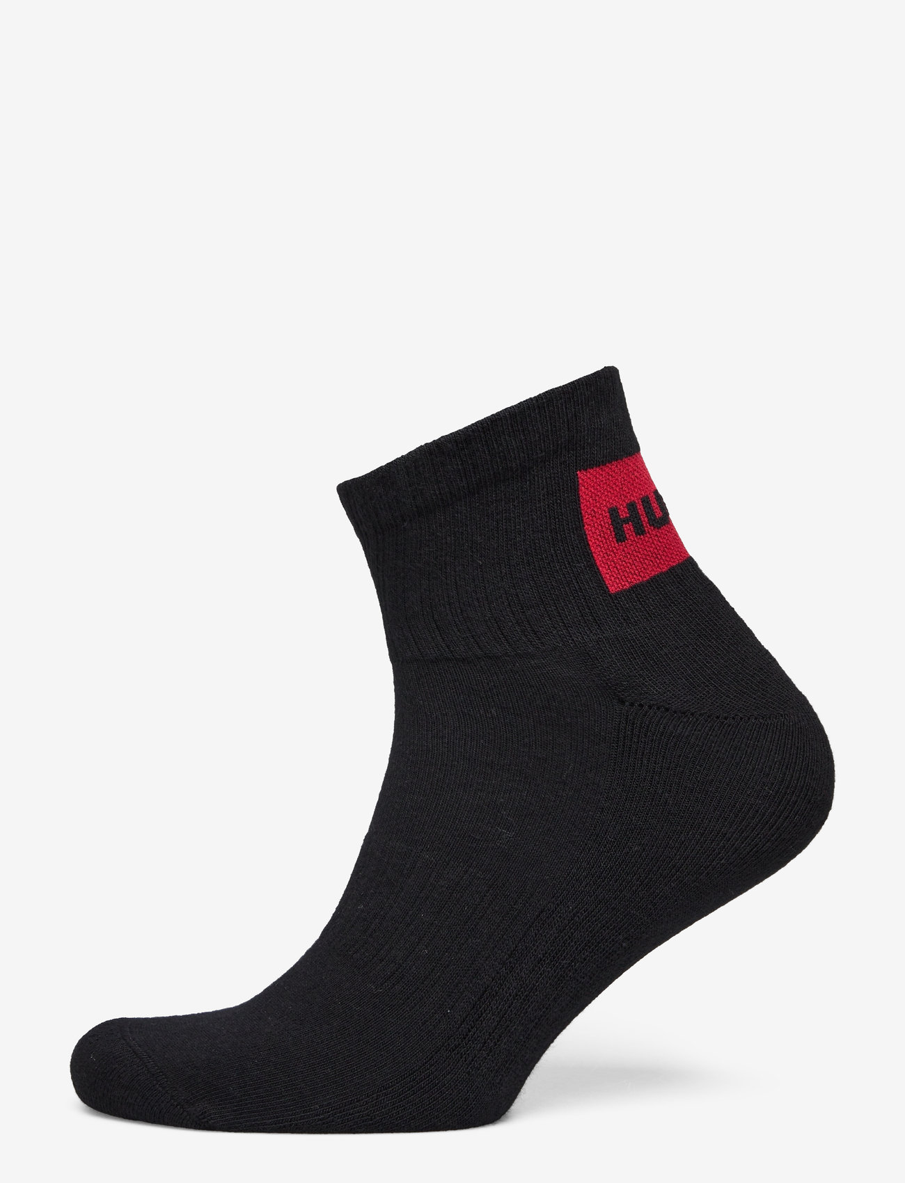 HUGO - 2P SH RIB LABEL CC - black - 2