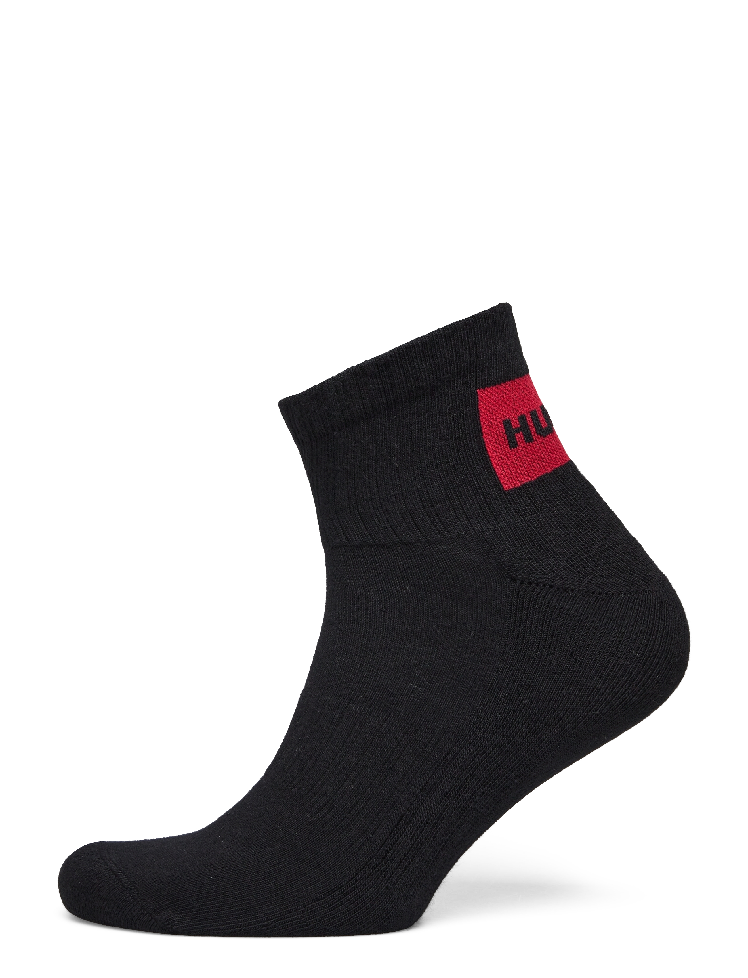 HUGO - 2P SH RIB LABEL CC - black - 2