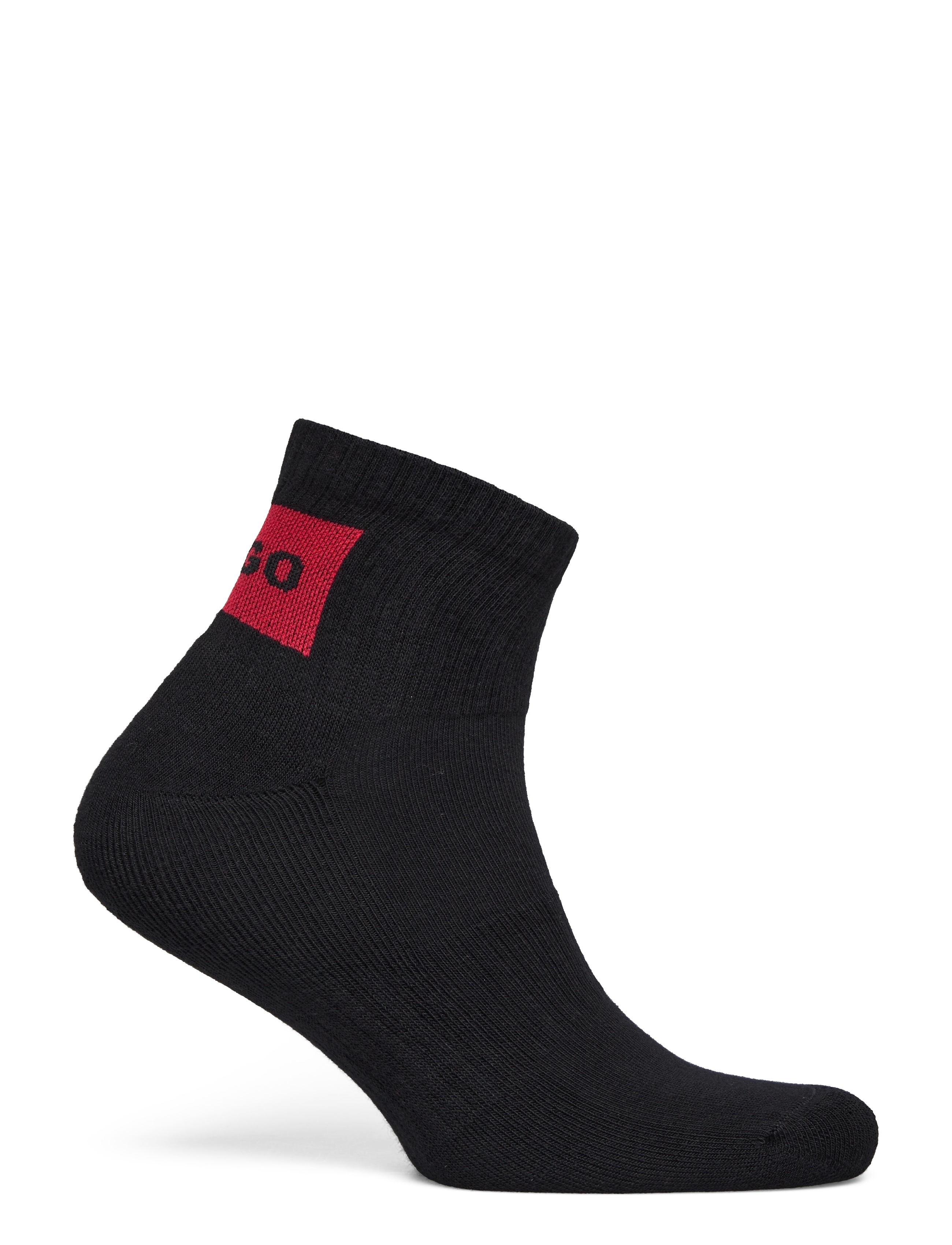 HUGO - 2P SH RIB LABEL CC - black - 3
