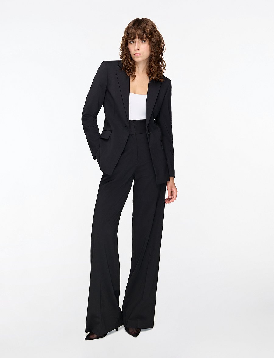 HUGO - Atana-2 - single breasted blazers - black - 2