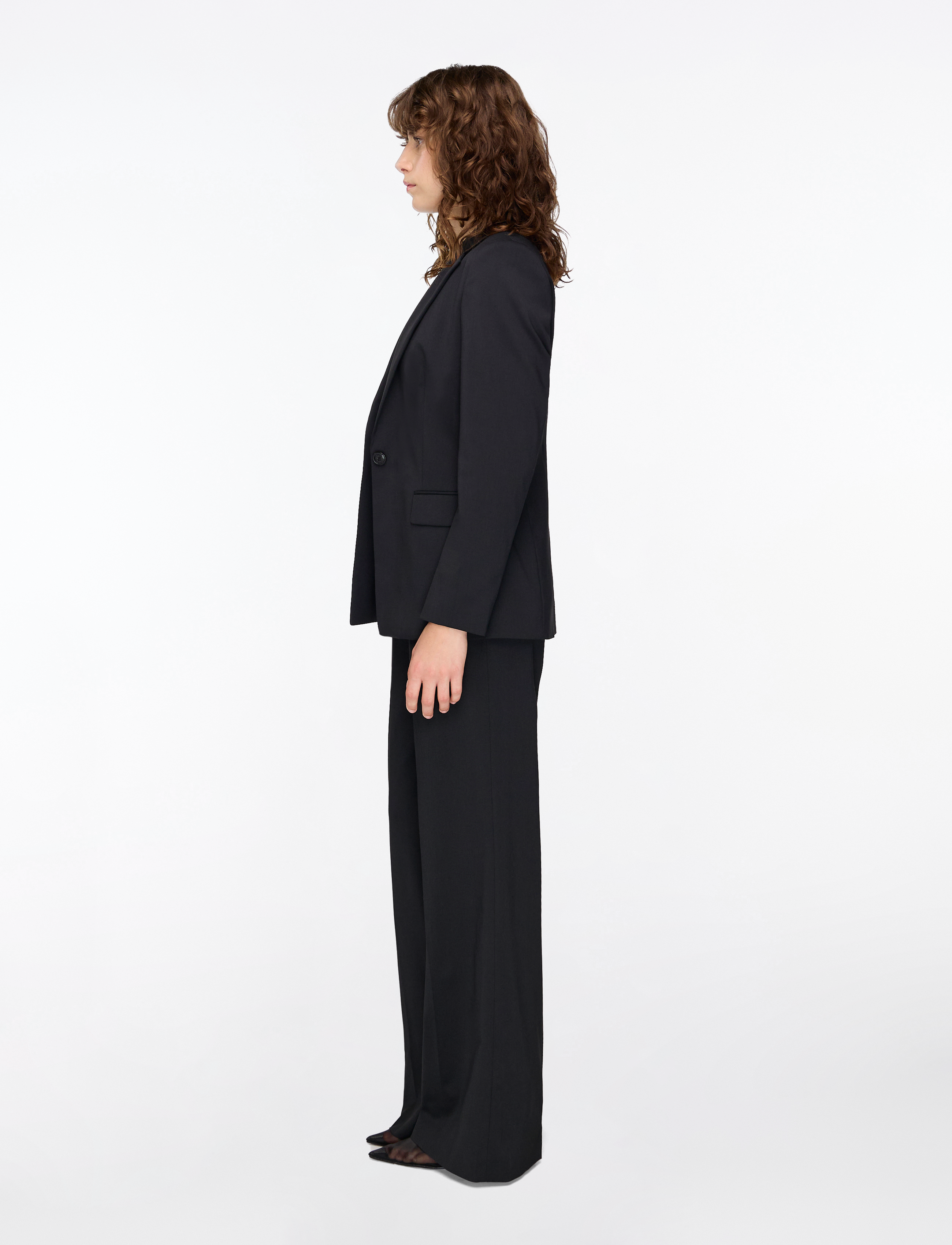 HUGO - Atana-2 - single breasted blazers - black - 3