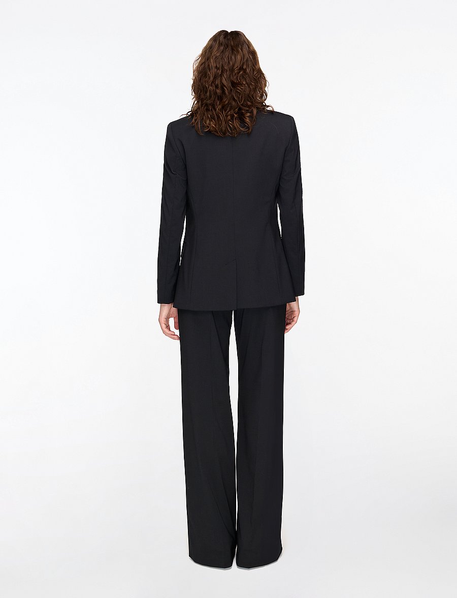 HUGO - Atana-2 - single breasted blazers - black - 4