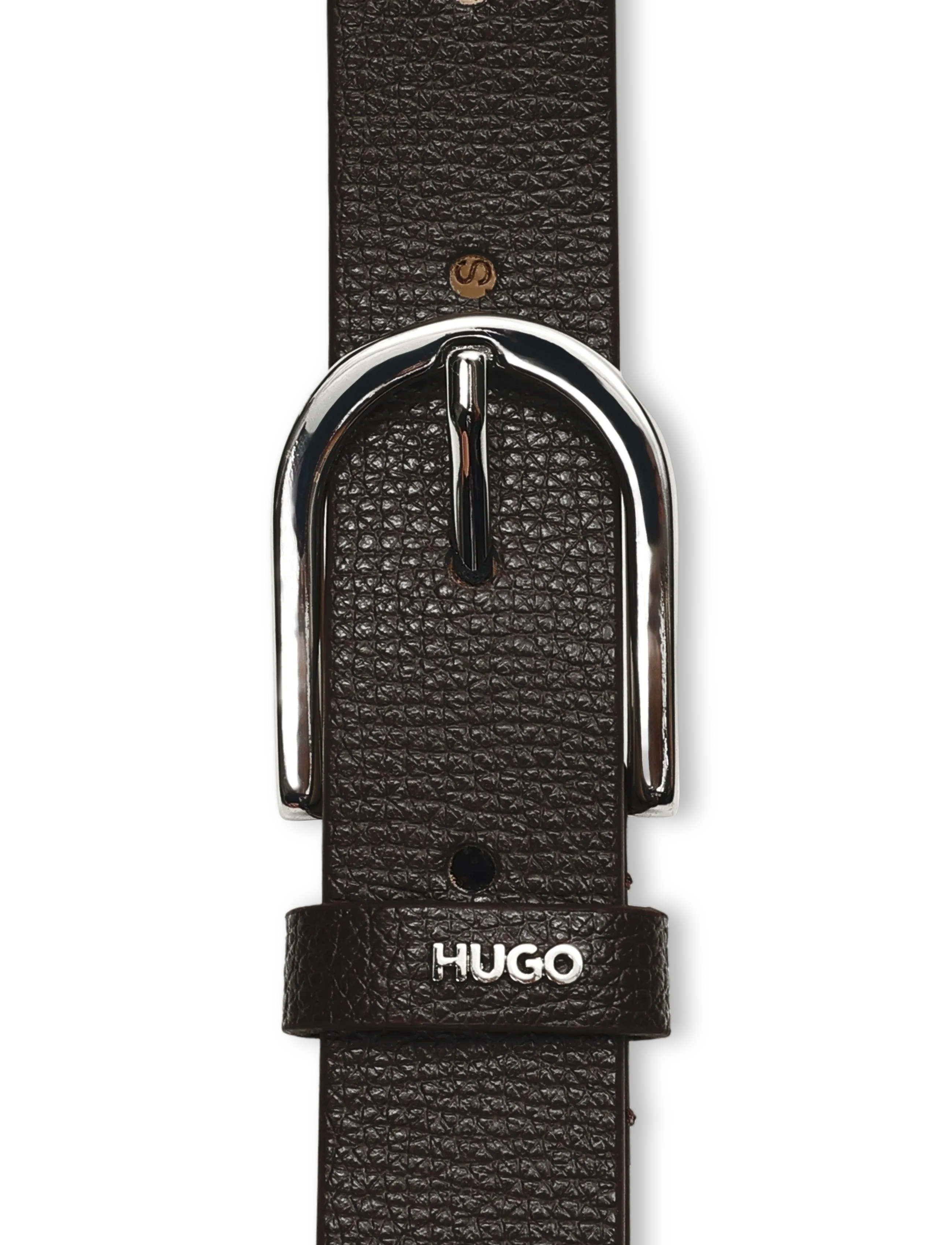 HUGO - Zoey-C_Sz25 - läderskärp - dark brown - 2