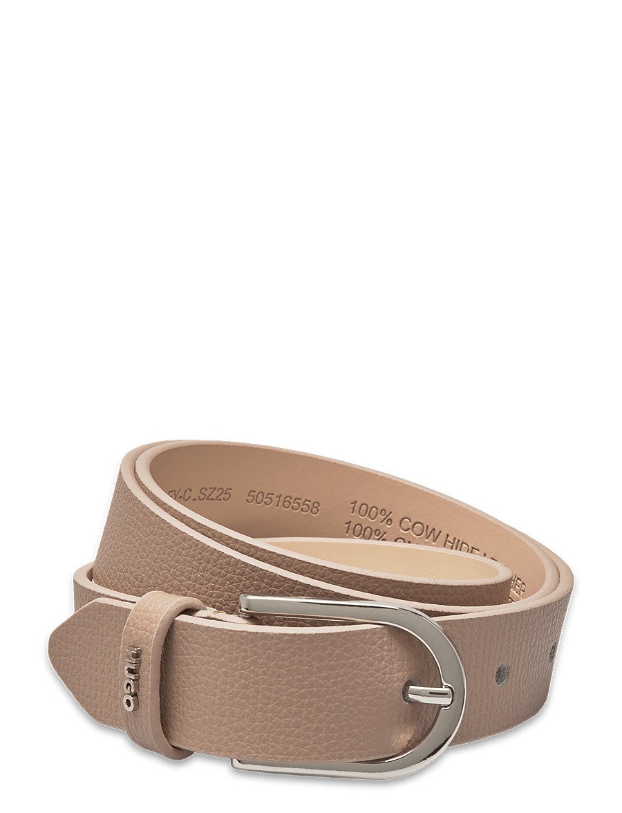 HUGO - Zoey-C_Sz25 - læderbælter - medium beige - 0