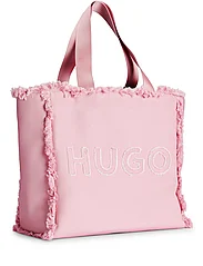 HUGO - Becky Tote C. - sacs en toile - medium pink - 3